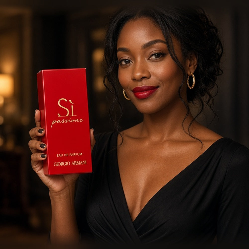 Armani Si Passione Eau de Parfum 100ml being worn