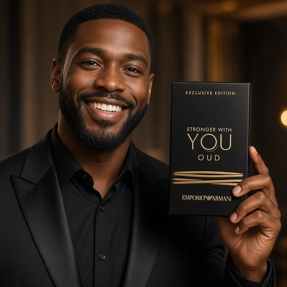 Armani Stronger With You Oud Eau de Parfum 100ml being worn