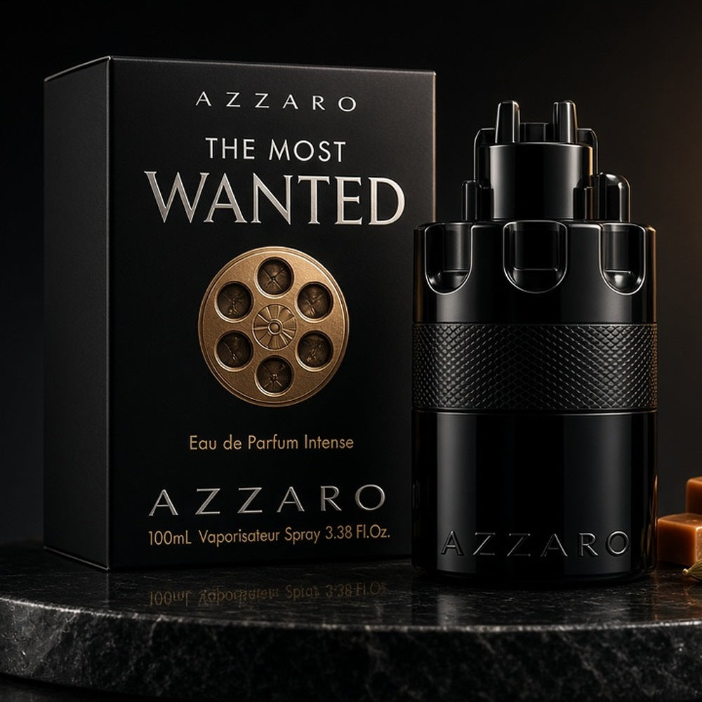 Azzaro The Most Wanted Eau de Parfum Intense 100ml bottle and box