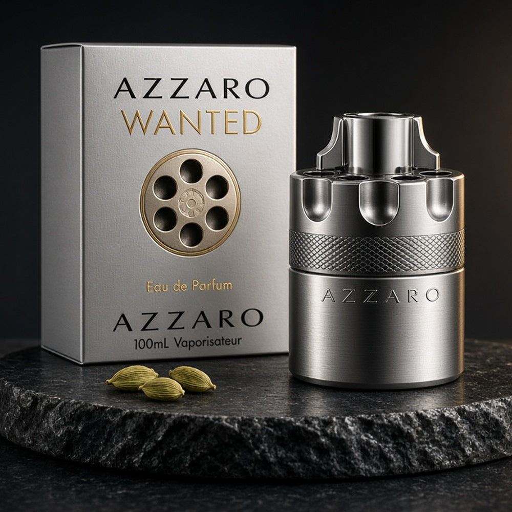 Azzaro Wanted Eau de Parfum 100ml bottle and box