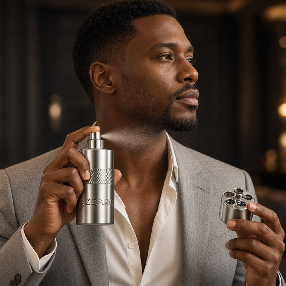 Azzaro Wanted Eau de Parfum 100ml being worn