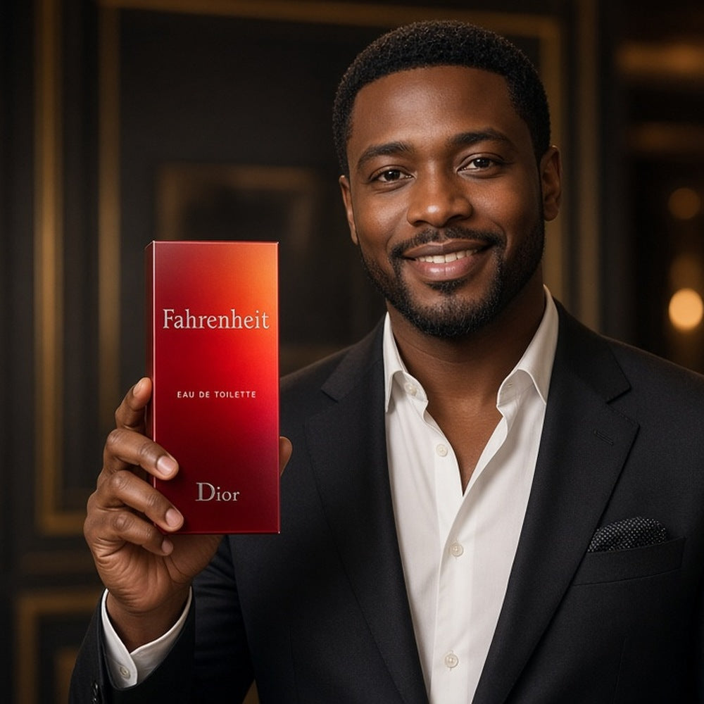 Dior Fahrenheit Eau de Toilette 100ml being worn