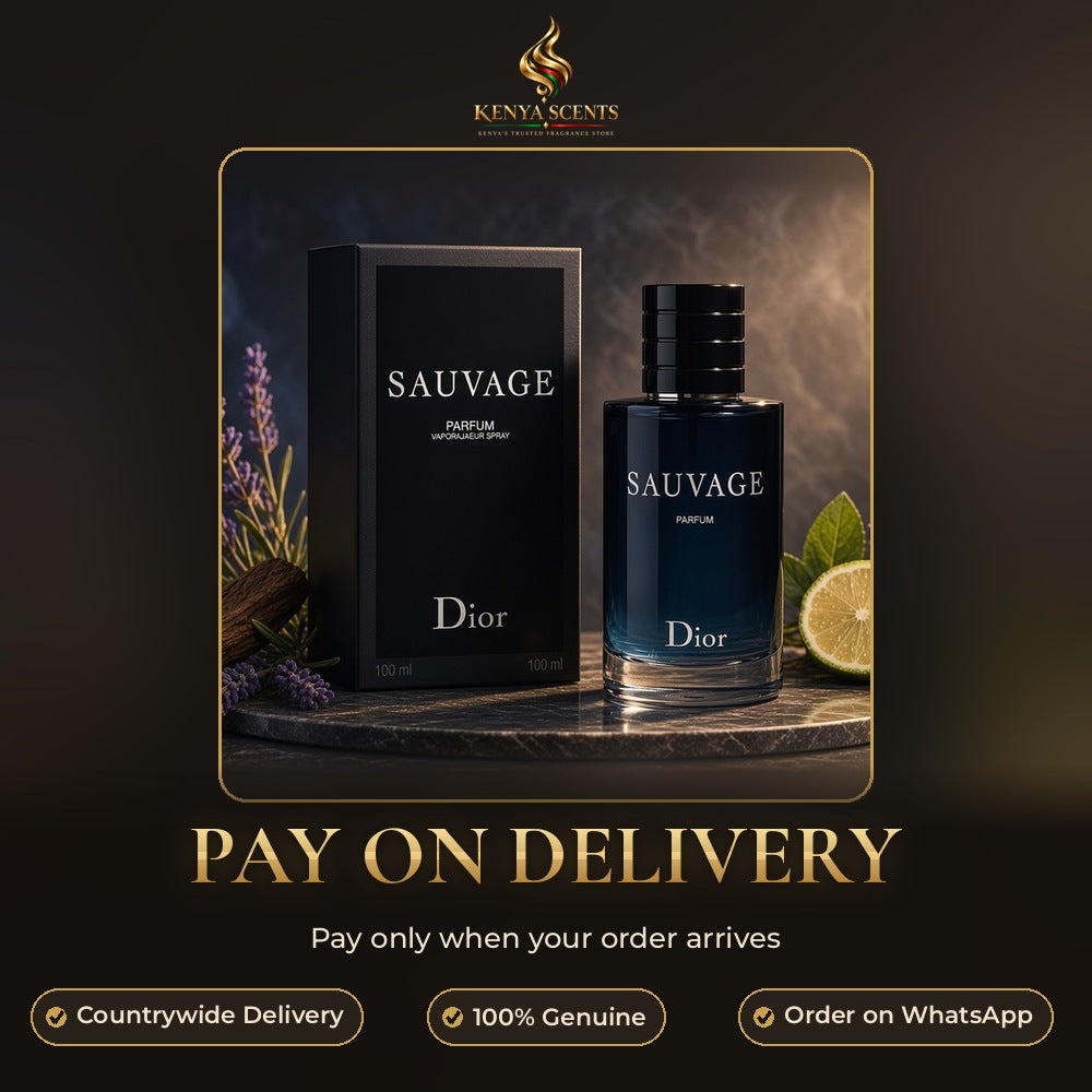 Dior Sauvage Parfum 100ml bottle and box