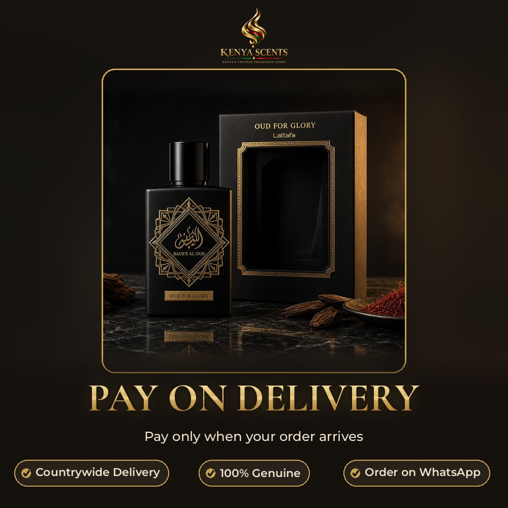 Lattafa Bade'e Al Oud Oud for Glory Eau de Parfum 100ml bottle and box