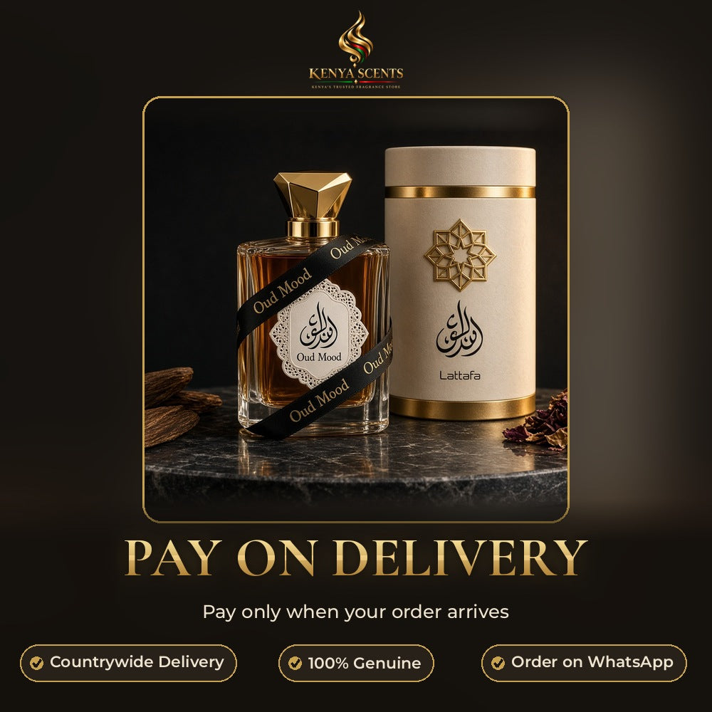 Lattafa Oud Mood Eau de Parfum 100ml bottle and box