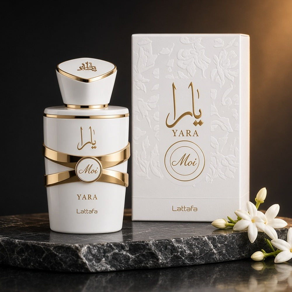 Lattafa Yara Moi Eau de Parfum 100ml bottle and box