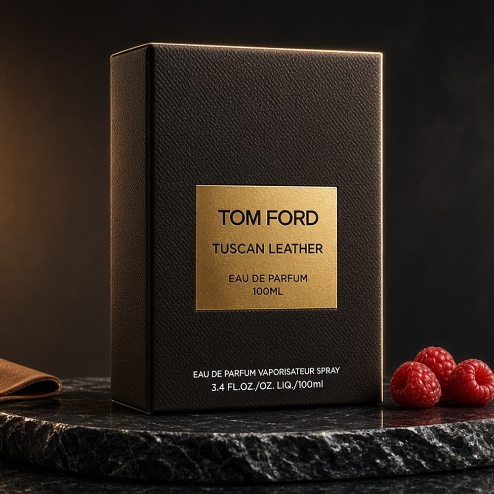 Tom Ford Tuscan Leather Eau de Parfum 100ml bottle and box