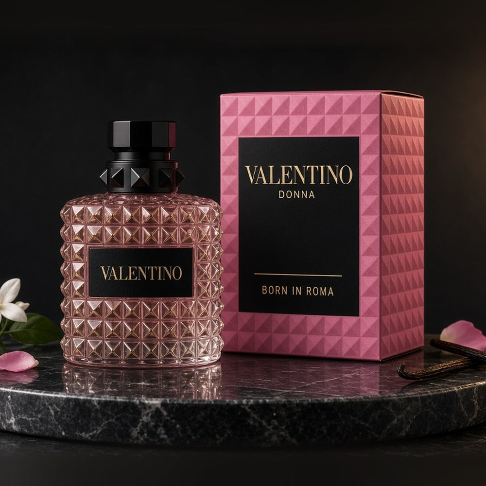 Valentino Donna Born in Roma Eau de Parfum 100ml bottle and box