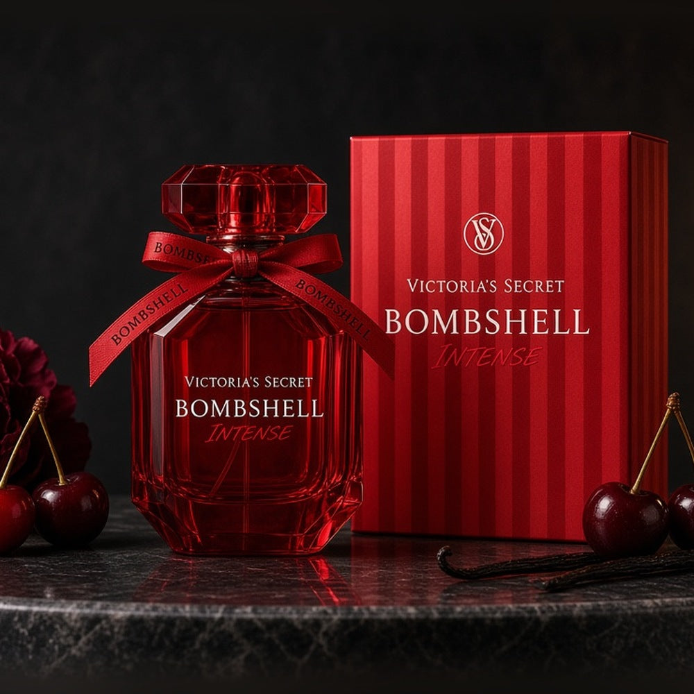 Victoria's Secret Bombshell Intense Eau de Parfum 100ml bottle and box